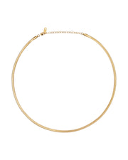 Thin Snake Necklace Gold