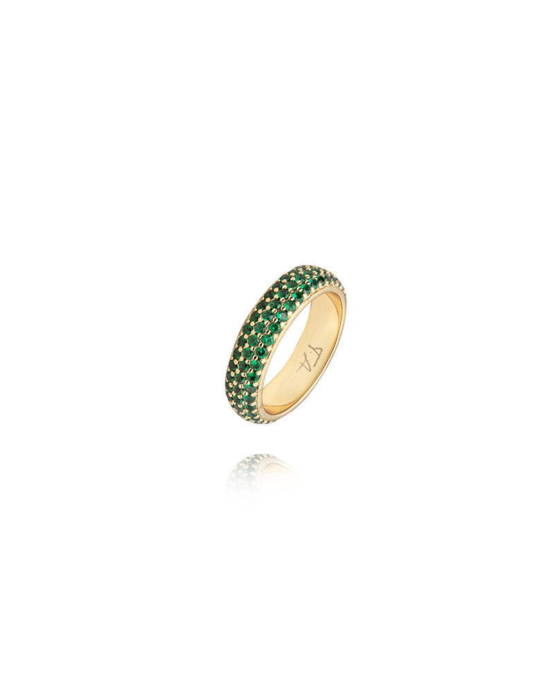 Solar Ring Gold / Green - 52